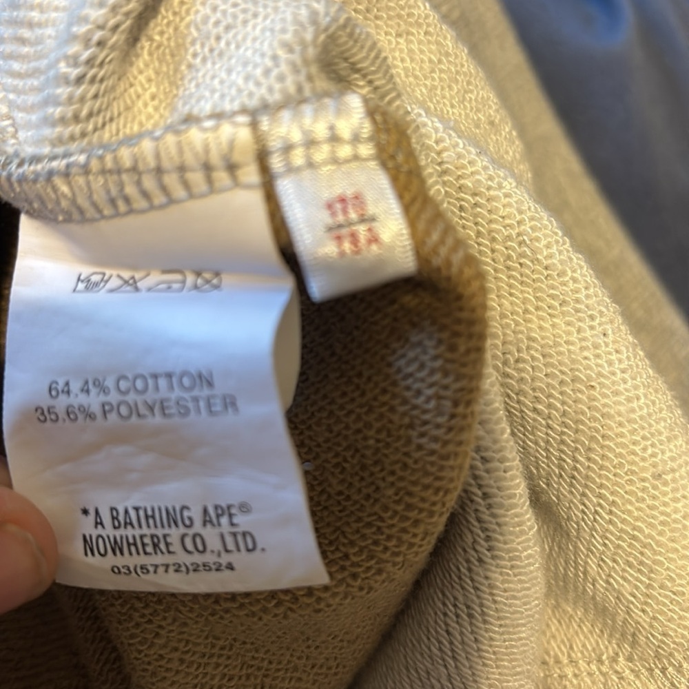 AAPE  Gray Green CAMO SWEATPANTS Lounge Pant jogger - Picture 8 of 8